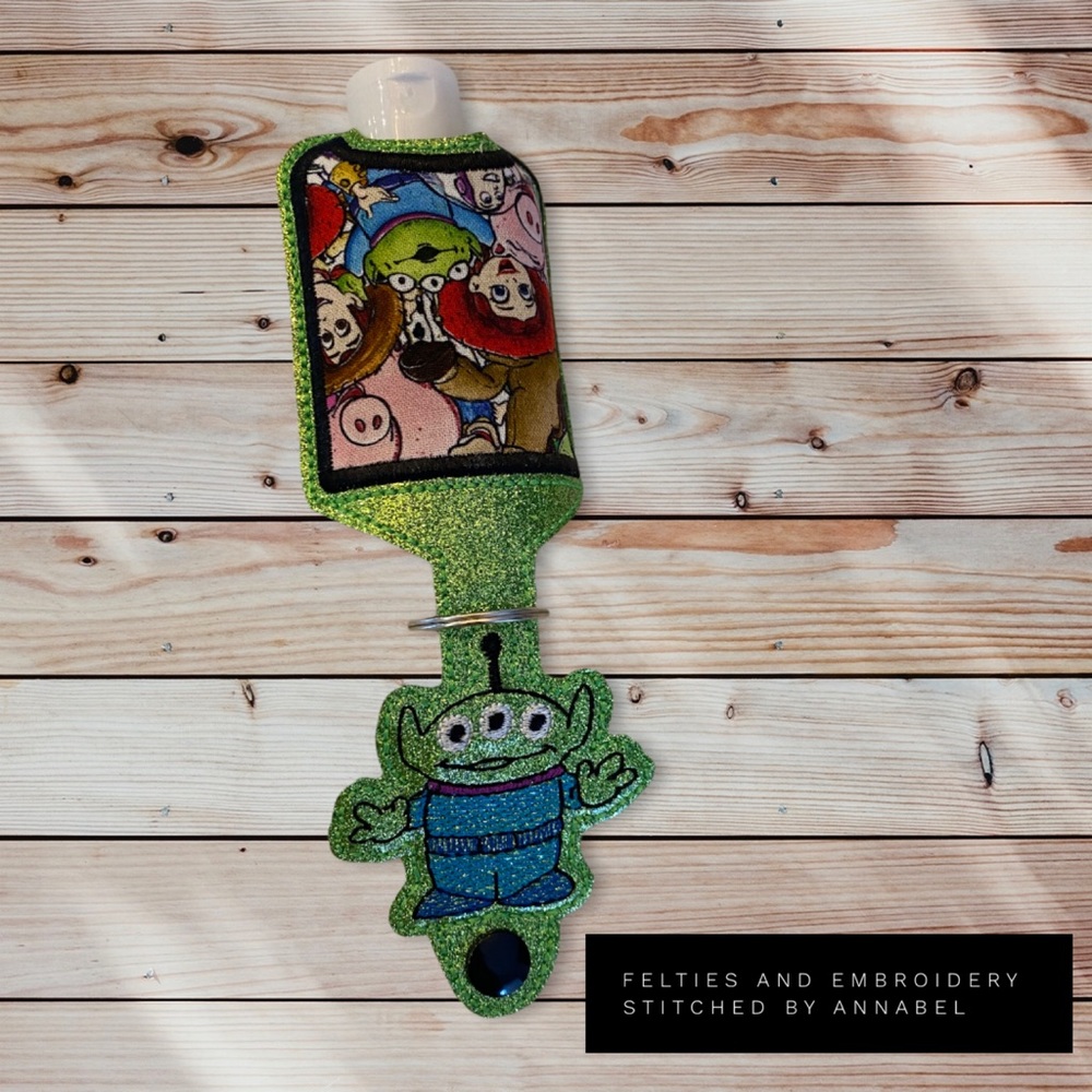 New hand sanitizer holder, works with Bath and Bodyworks pocket sanitizers